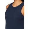 DOCKERS Women’s Rib Tank Slim Fit with Loft Knit(Navy Blazer)