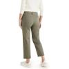 DOCKERS Womens Straight Fit High Rise Weekend Chino Pants(Camo Green)