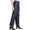 DOCKERS Womens Straight Fit High Rise Weekend Chino Pants(Dark Indigo Rinse)
