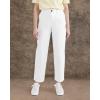 DOCKERS Womens Straight Fit High Rise Weekend Chino Pants((New) Lucent White)