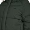 DOCKERS womens Water Resistant Quilted Bubble Puffer Jacket With Hood(Dark Forest)