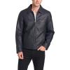 Dockers Men’s James Faux Leather Jacket (Regular, Big & Tall Sizes)(Navy)