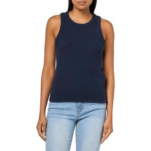 DOCKERS Women’s Rib Tank Slim Fit with Loft Knit(Navy Blazer)