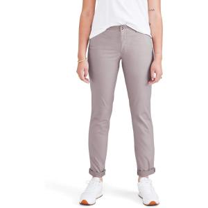 Dockers Womens Dockers® Women’s Weekend Chino Mid-Rise Slim(Purple Dove)