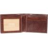 Dockers Men’s Bifold Leather Wallet – Thin Slimfold RFID Blocking Security Smart Extra Capacity(Brown)