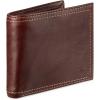 Dockers Men’s Bifold Leather Wallet – Thin Slimfold RFID Blocking Security Smart Extra Capacity(Brown)