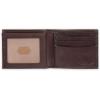 Dockers Men’s Bifold Leather Wallet – Thin Slimfold RFID Blocking Security Smart Extra Capacity(Brown Two-Tone Ornament)