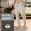 DOCKERS Mens Pajama Pants, Lightweight Lounge Casual Sleep Pants for Men(Beige Khaki)