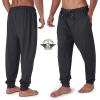 DOCKERS Mens Pajama Pants, Lightweight Lounge Casual Sleep Pants for Men(Charcoal)