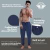 DOCKERS Mens Pajama Pants, Lightweight Lounge Casual Sleep Pants for Men(Navy Heather)
