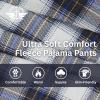 DOCKERS Mens Pajama Pants Mens PJ Pants Fuzzy Lounge Pant Plaid Soft Fleece Pajama Bottoms(Plaid 3)
