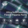 DOCKERS Mens Pajama Pants Mens PJ Pants Fuzzy Lounge Pant Plaid Soft Fleece Pajama Bottoms(Plaid 6)