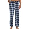 DOCKERS Mens Pajama Pants Mens PJ Pants Fuzzy Lounge Pant Plaid Soft Fleece Pajama Bottoms(Plaid 4)