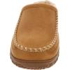 DOCKERS Mens Slipper, Rugged Clog Moc Toe with Sherpa Lining, Tan and Black, Sizes 9 to 14(Tan)