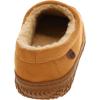 DOCKERS Mens Slipper, Rugged Clog Moc Toe with Sherpa Lining, Tan and Black, Sizes 9 to 14(Tan)