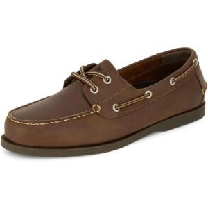 DOCKERS Mens Vargas Leather Casual Classic Boat Shoe(Rust)