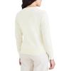 Dockers Mens Regular Fit Long Sleeve Cardigan Sweater(Egret)