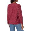 Dockers Womens Regular Fit Long Sleeve Button Down ShirtButton Down Shirt(Bridge Tibetan Red (Twill))