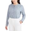 Dockers Womens Regular Fit Long Sleeve Button Down ShirtButton Down Shirt(Goal Mountain Creek Blue (Twill))