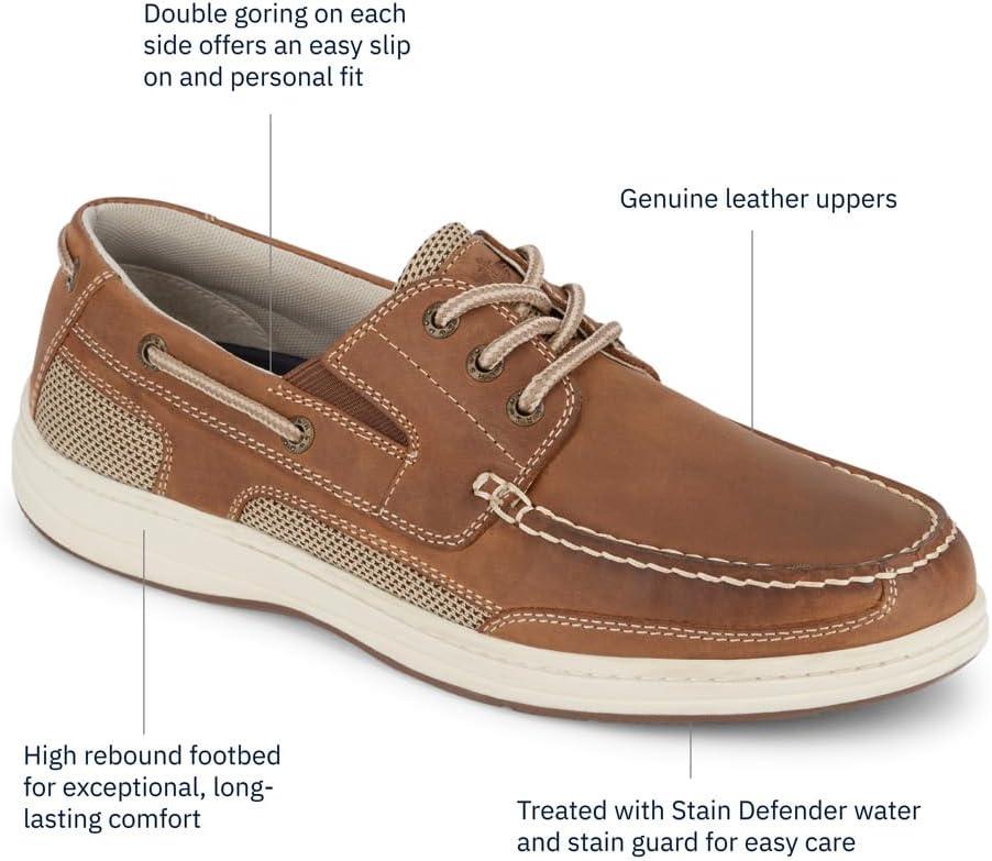 image:imageDockers Mens Beacon Boat ShoeDark Tan