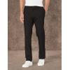 Dockers Mens Athletic Fit Signature Khaki Lux Cotton Stretch Pants(Black)