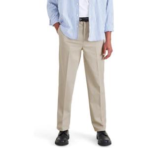 DOCKERS Men’s Relaxed Fit Signature Iron Free Khaki Pants(Cloud)