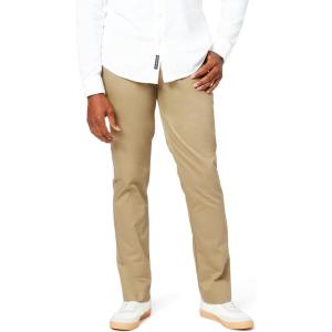 Dockers Mens Athletic Fit Signature Khaki Lux Cotton Stretch Pants(New British Khaki)