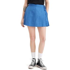 Dockers Womens Mid Rise Mini Skort((New) Basinni Bottom Ceramic Blue)