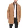 DOCKERS mens Henry Wool Blend Top Coat (Regular and Big & Tall Sizes)(Camel)