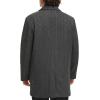 DOCKERS mens Henry Wool Blend Top Coat (Regular and Big & Tall Sizes)(Herringbone (Without Bib))