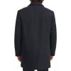DOCKERS mens Henry Wool Blend Top Coat (Regular and Big & Tall Sizes)(Navy (Without Bib))