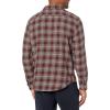 Dockers Men’s Regular Fit Long Sleeve Casual Shirt (Regular and Big & Tall)(Bitter Chocolate Plaid)