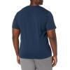 Dockers Men’s Slim Fit Short Sleeve Graphic Tee Shirt – Legacy (Standard and Big & Tall)(Navy Logo)