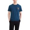 Dockers Men’s Slim Fit Short Sleeve Graphic Tee Shirt – Legacy (Standard and Big & Tall)(Dockers Coyote Athletic Poseidon (Multi))