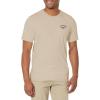 Dockers Men’s Slim Fit Short Sleeve Graphic Tee Shirt – Legacy (Standard and Big & Tall)(Sahara Khaki)