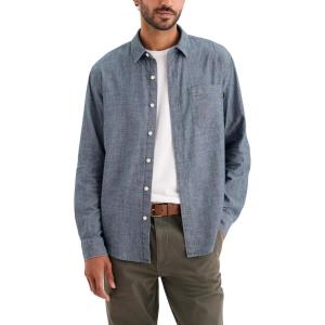 Dockers Men’s Regular Fit Long Sleeve Casual Shirt (Regular and Big & Tall)(Alton)