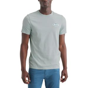 Dockers Men’s Slim Fit Short Sleeve Graphic Tee Shirt – Legacy (Standard and Big & Tall)(Banner Harbor Grey)