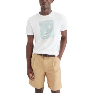 Dockers Men’s Slim Fit Short Sleeve Graphic Tee Shirt – Legacy (Standard and Big & Tall)(City By the Bay Lucent White)