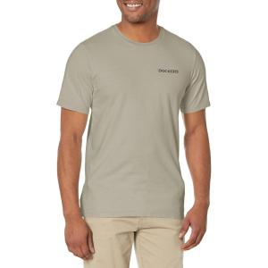 Dockers Men’s Slim Fit Short Sleeve Graphic Tee Shirt – Legacy (Standard and Big & Tall)(Forest Fog)