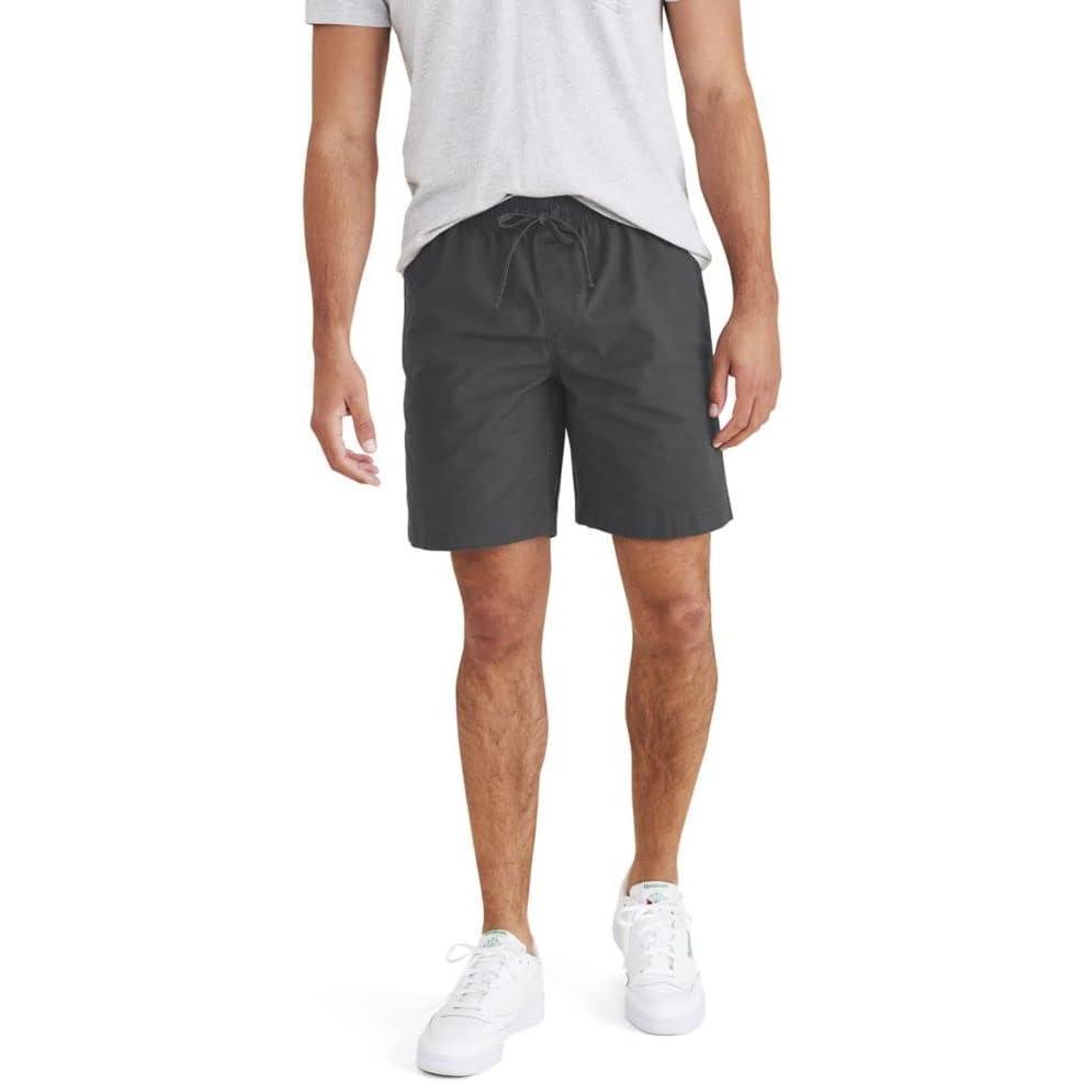 image:imageDockers Mens Ultimate Straight Fit 75 Pull on Shorts with Supreme FlexCar Park Grey Twill