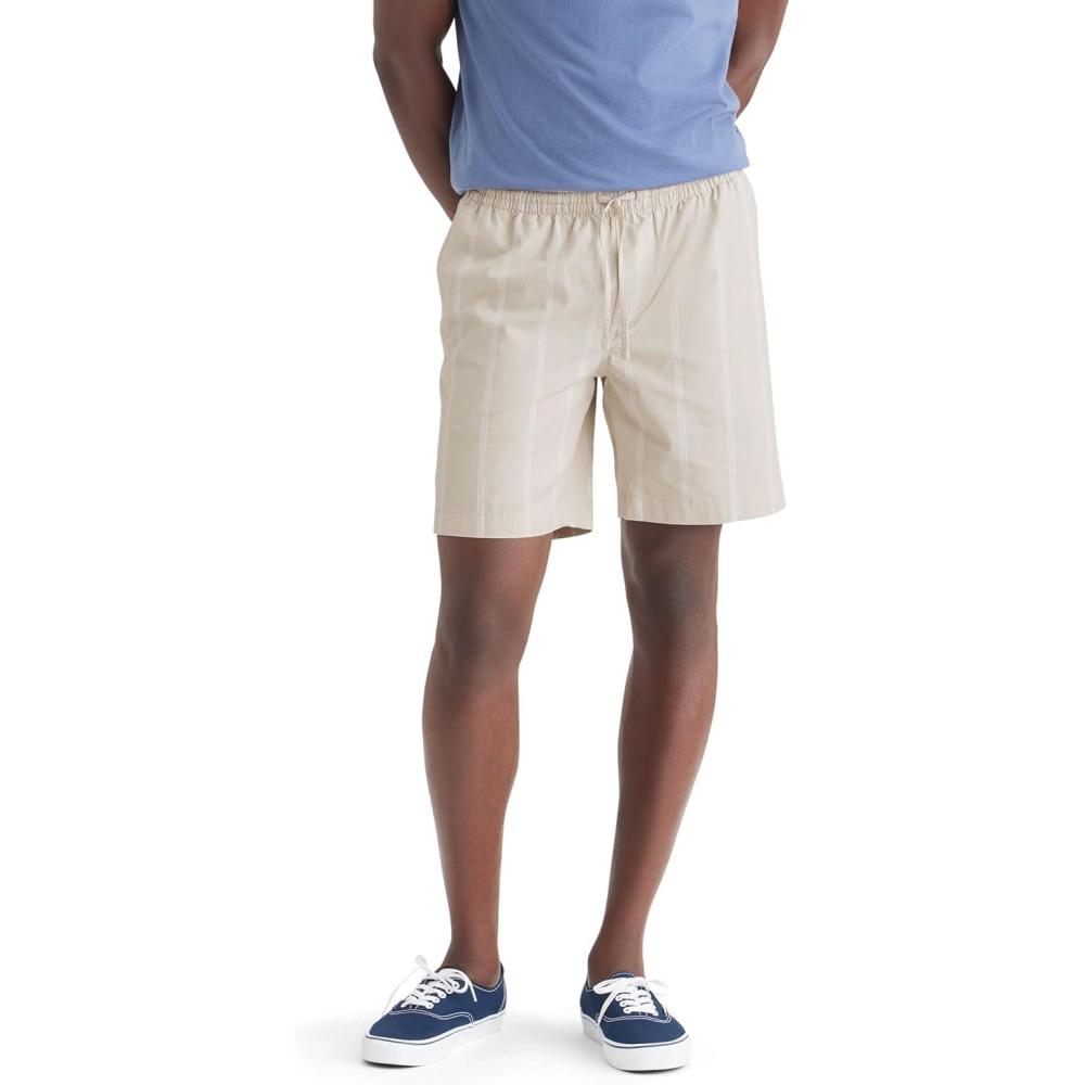 image:imageDockers Mens Ultimate Straight Fit 75 Pull on Shorts with Supreme FlexNomad Sahara Khaki