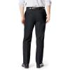 Dockers Men’s Classic Fit Signature Lux Cotton Stretch Pants-Pleated (Regular and Big & Tall)(Black Wash)