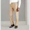 Dockers Men’s Classic Fit Signature Lux Cotton Stretch Pants-Pleated (Regular and Big & Tall)(Timberwolf)