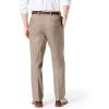 Dockers Men’s Classic Fit Signature Lux Cotton Stretch Pants-Pleated (Regular and Big & Tall)(Timberwolf)