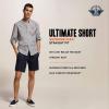 Dockers Men’s Ultimate Straight Fit Supreme Flex Shorts (Standard and Big & Tall)(Paper White)