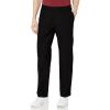 Dockers Men’s Classic Fit Signature Lux Cotton Stretch Pants-Pleated (Regular and Big & Tall)(Black)
