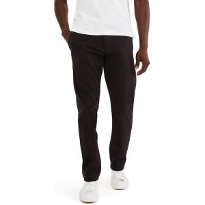 Dockers Mens Athletic Fit Ultimate Chino Pants with Smart 360 Flex(Black)