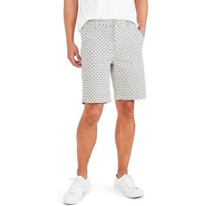 Dockers Men’s Ultimate Straight Fit Supreme Flex Shorts (Standard and Big & Tall)((New) Beautiful Black – Oyster Print)