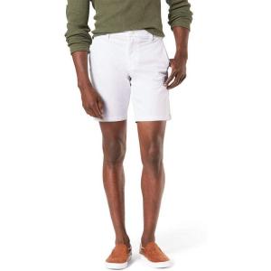 Dockers Men’s Ultimate Straight Fit Supreme Flex Shorts (Standard and Big & Tall)(Paper White)