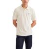 Dockers Mens Dockers® Men’s Slim Fit Short Sleeve Performance Pique Polo(Buttercream)